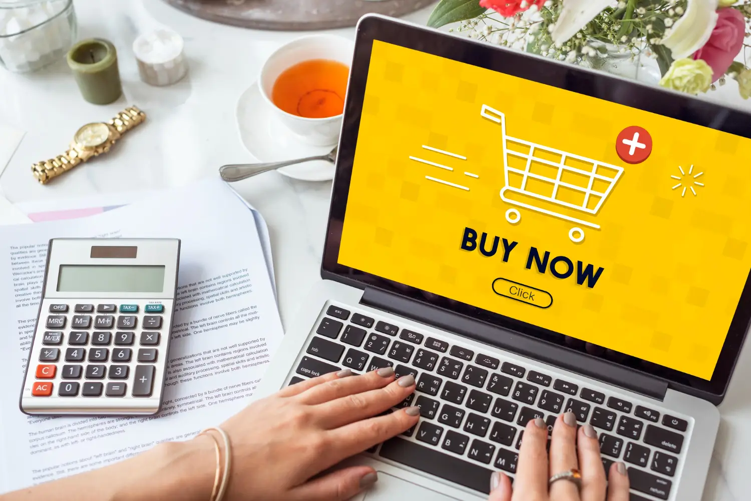 Buy Now eCommerce Graphic Concept